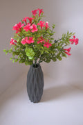 Floral Grace Grey Vase