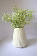 Snow Bloom Elegance Vase